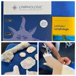 Lymphskript, Polstermaterial, Armbandage